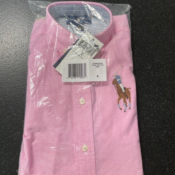 RALPH LAUREN BUTTON DOWN OXFORD -  KIDS - Large Pony - Picture 6 of 6